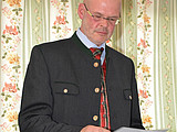 Kassier Burkhard Auer bei seinem Bericht