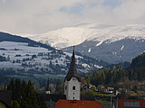 Schnee auf den Bergen