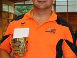 Der Vereinsmeister im Zielschießen (268 Punkte) Franz Schurl jr 